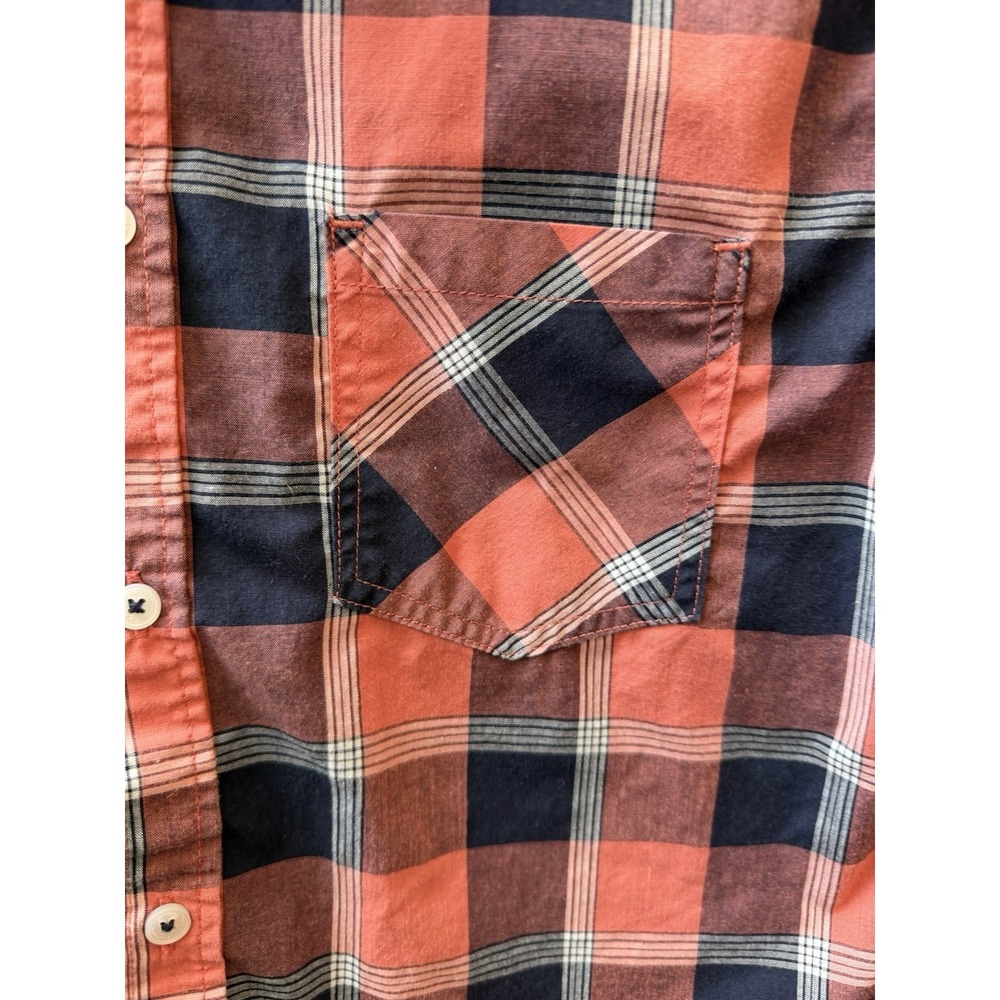 Ben Sherman‎ Boys SS Plaid Shirt Red/Blue Button Up Size 14-16 - Picture 4 of 8